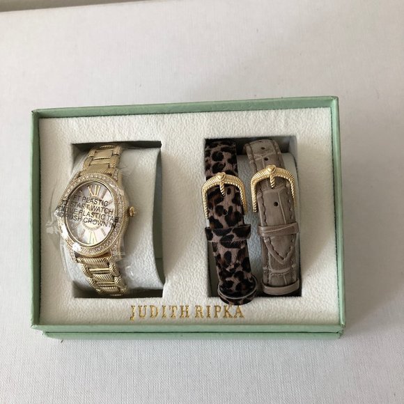 Judith Ripka "3-in-1"Bracelet Watch - Picture 1 of 12